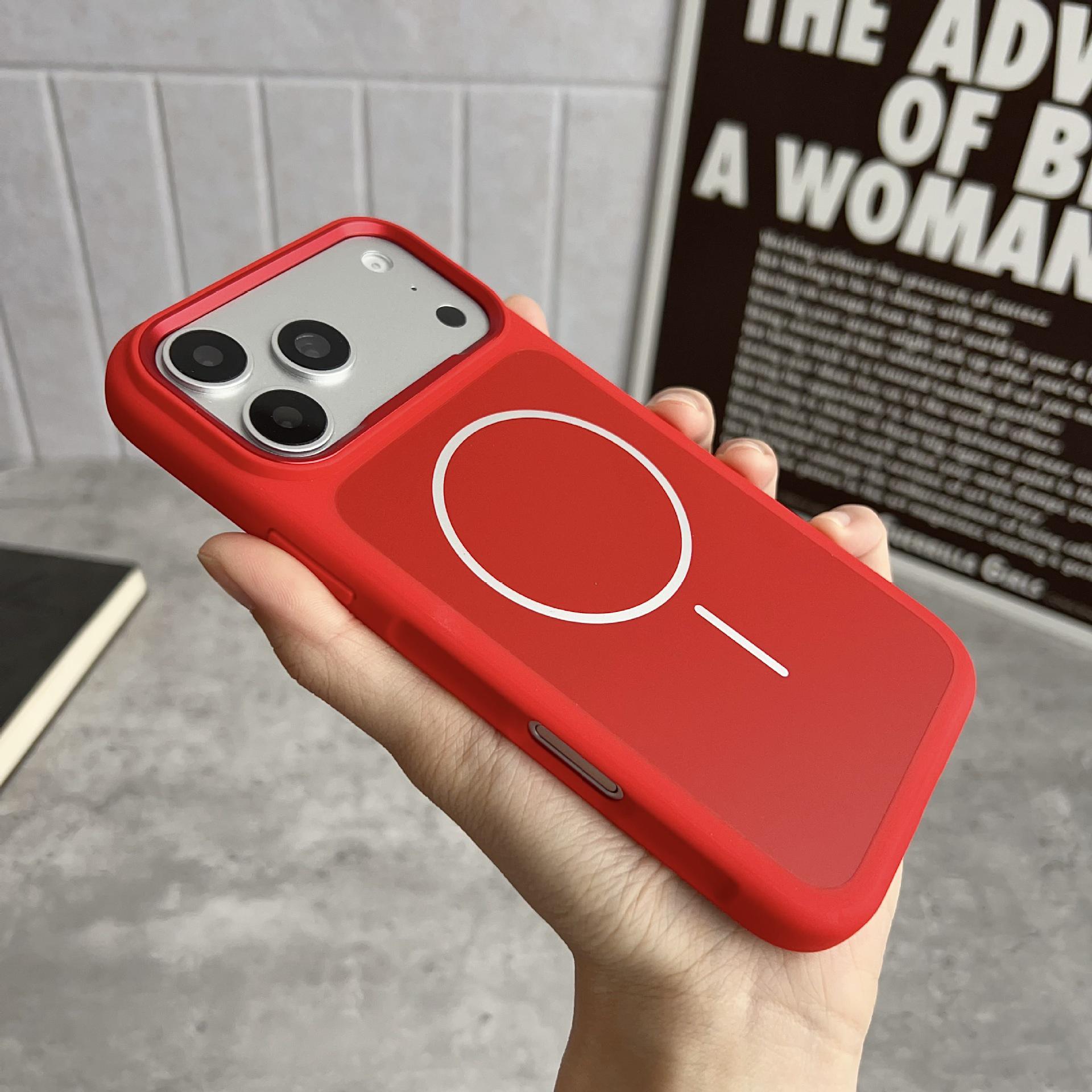 iPhone 17 Pro Max Magnetic Matte Skin-Feel Drop-Proof Protective Case iPhone 17 Pro Max