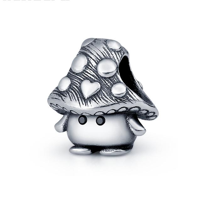 925 Sterling Silver Heart Paw Animal Clear Snowflake Sparkling Crown Pumpkin Charm Bead Fit Original Fashion Bracelet