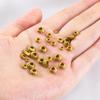 10pc 20pcs 4/5/6/8mm Stainless Steel Daisy Flower Spacer Beads Gold Plated Loose Bead Cap DIY Needlework Jewelry Making Bracelet