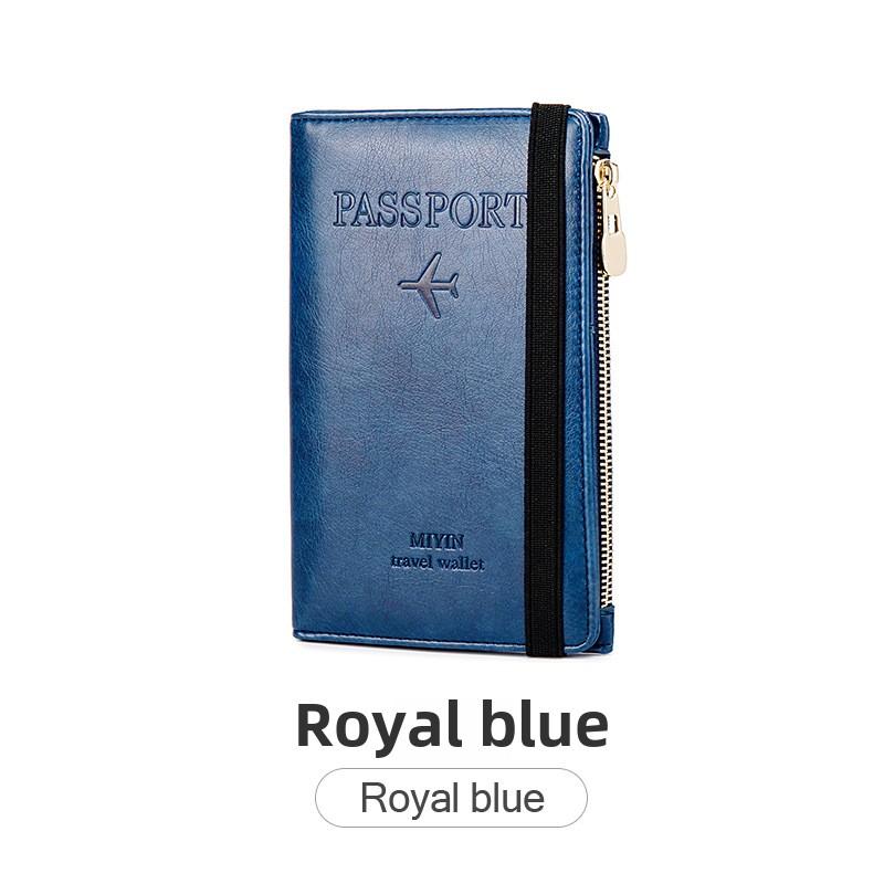 2025 Slim RFID Blocking Passport Holder Travel Wallet for Men and Women