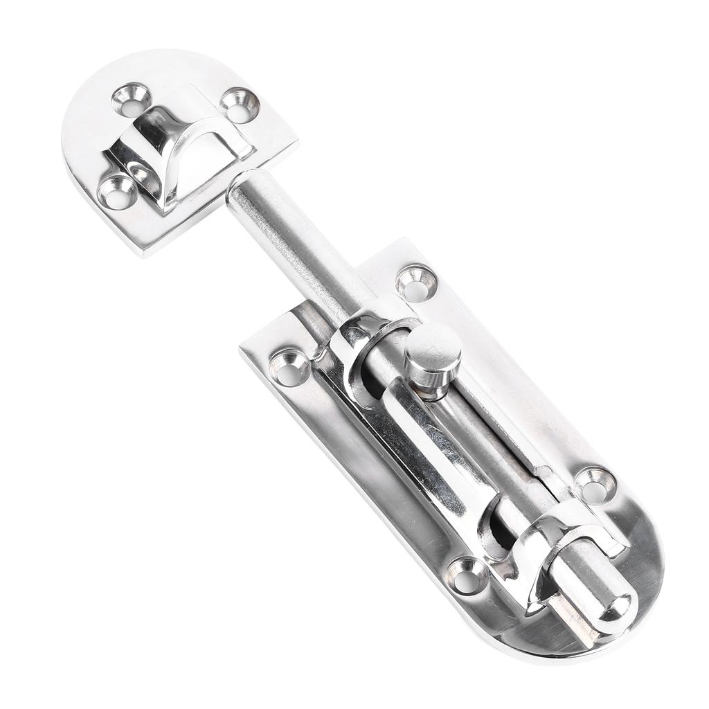 Door Bolt Inside Latch Slide Lock Round Stainless Steel 316 Window Hardware for Small Cabinet