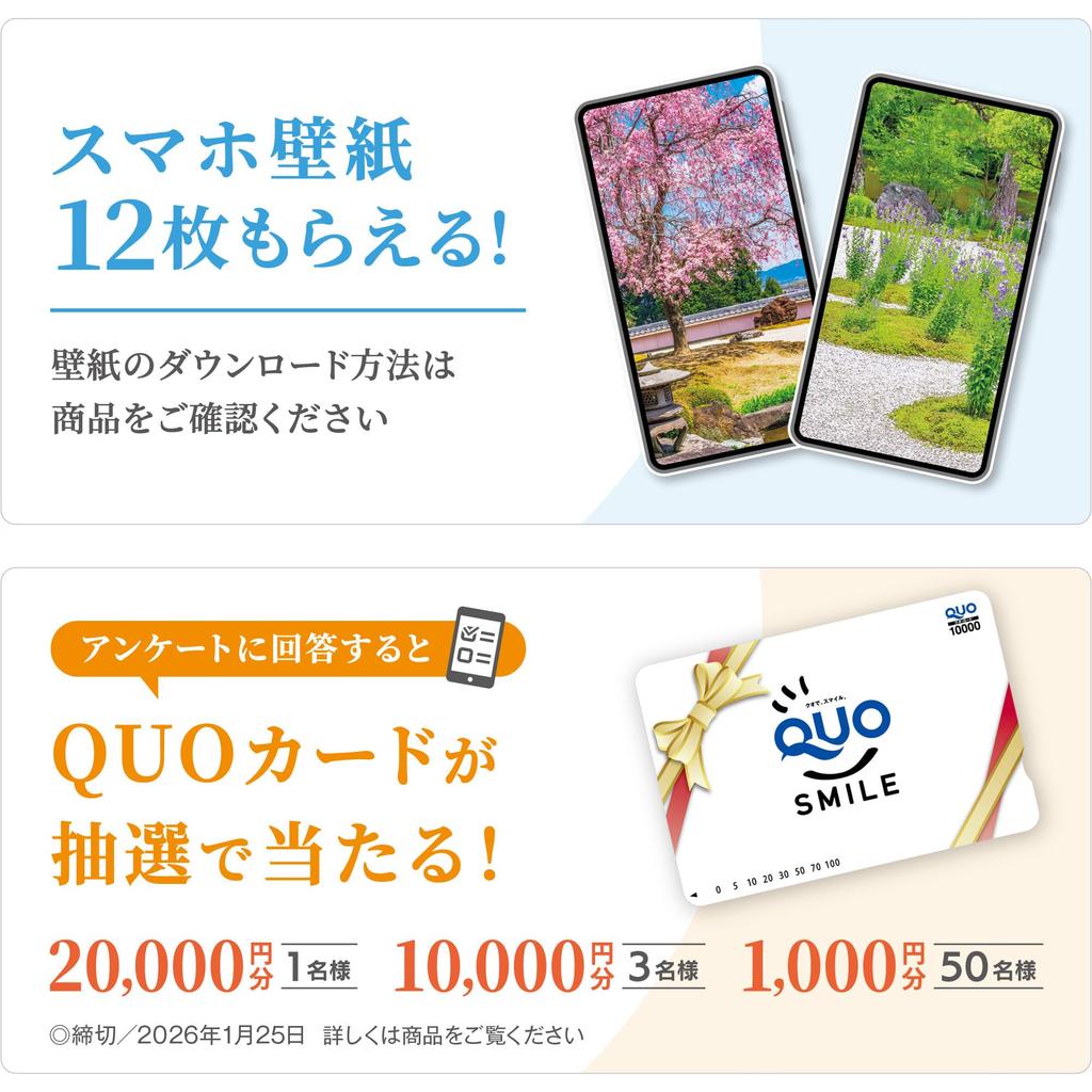 Photo Studio Calendar Garden of Peace 2026 Landscape Calendar Holder Includes 12 Smartphone Wallpapers Wall-Mounted [Clear Included, 300x420]