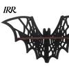 Small Floating Rack Halloween Bat Corner Shelf, Decorative Wooden Wall Mount Display Unique Storage Spiderweb Design Gothic for Home, Bedroom, Kitchen