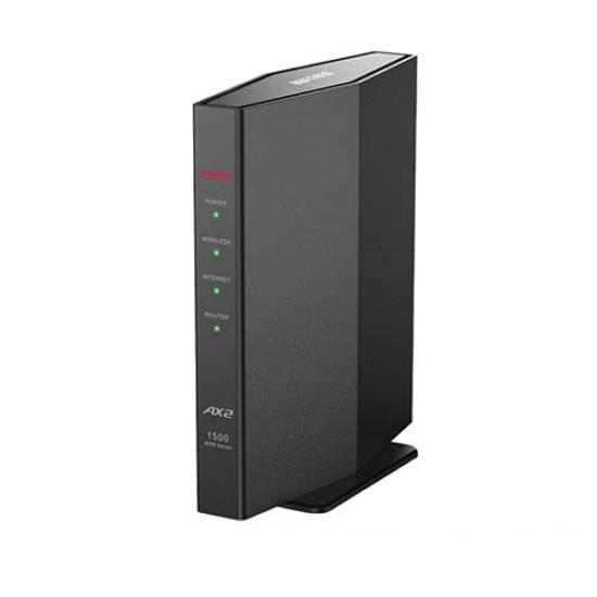 

Buffalo router compatible WSR-1500AX2S/DBK [WiFi 11ax/ac/n/a/g/b 1201+300Mbps Wi-Fi6/Ipv6 black]