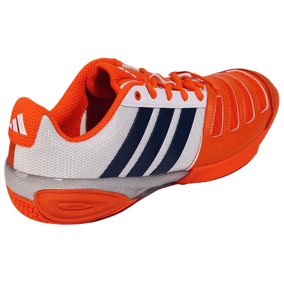 Adidas Slip Resistant, Abrasion Resistant, Breathable Low top Training Shoes Unisex Orange White HQ0284