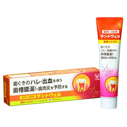 Taisho Pharmaceutical Dentwell Periodontal & Oral Care (CPC Formula) 100g Prevents Periodontal Disease and Gingivitis / Contains Vitamin C, Antibacter