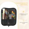 BHBL 38Cm Artist Paint Brush Holder Zippered Brush Case for Oil Acrylic Watercolor Brush Breathable Painting Kit