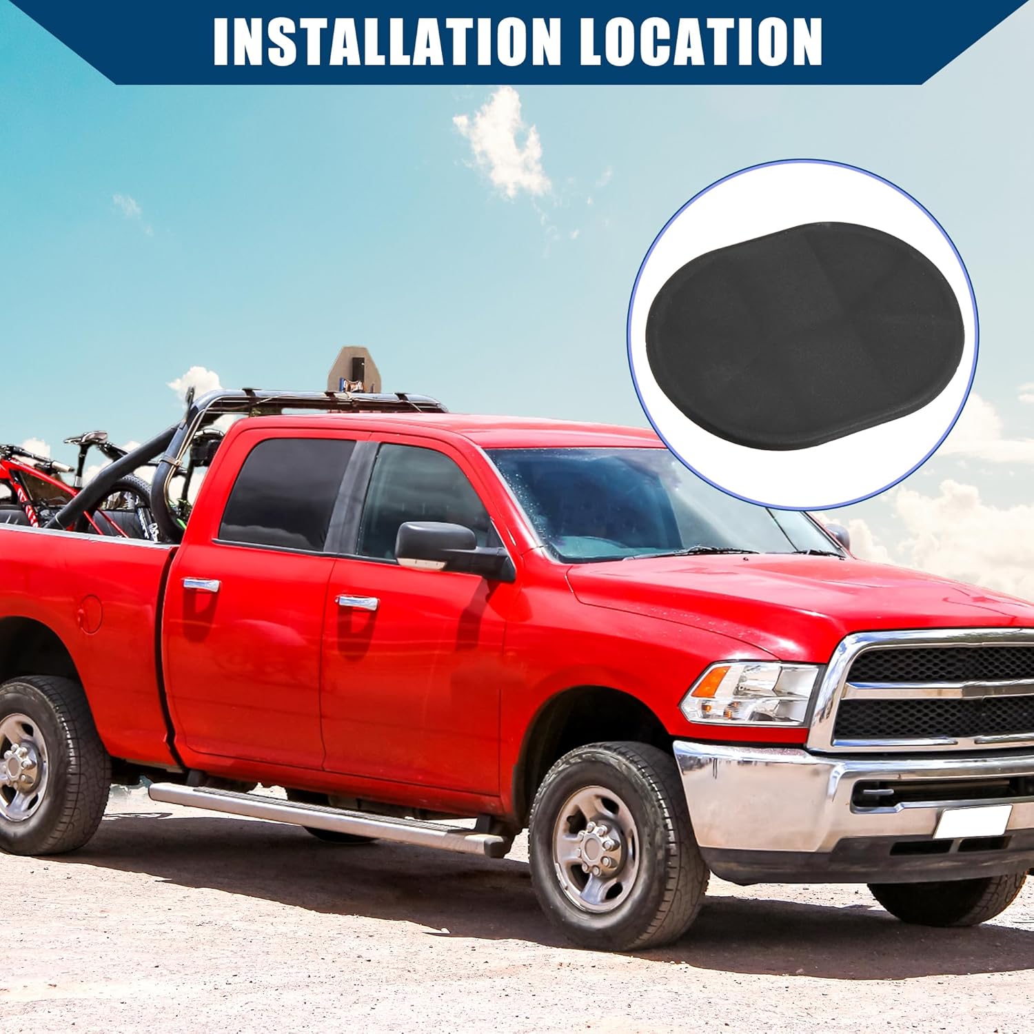 

No.55359234AC Truck Bed Body Plug for Ram 1500 2011-2019 / Durable / 1Pcs Black