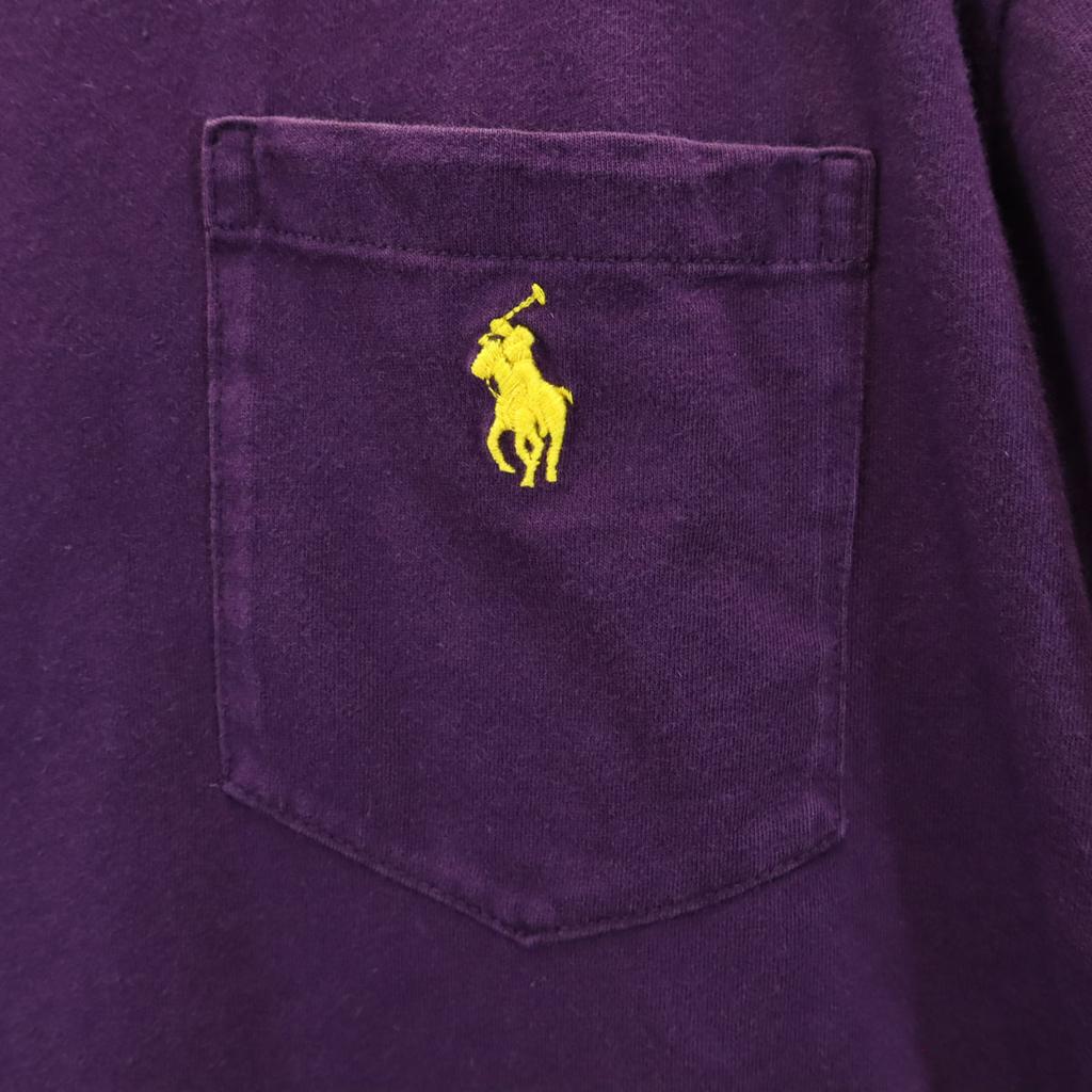 Polo by Ralph Lauren Short sleeve T-shirt M purple Poke T Men's Used