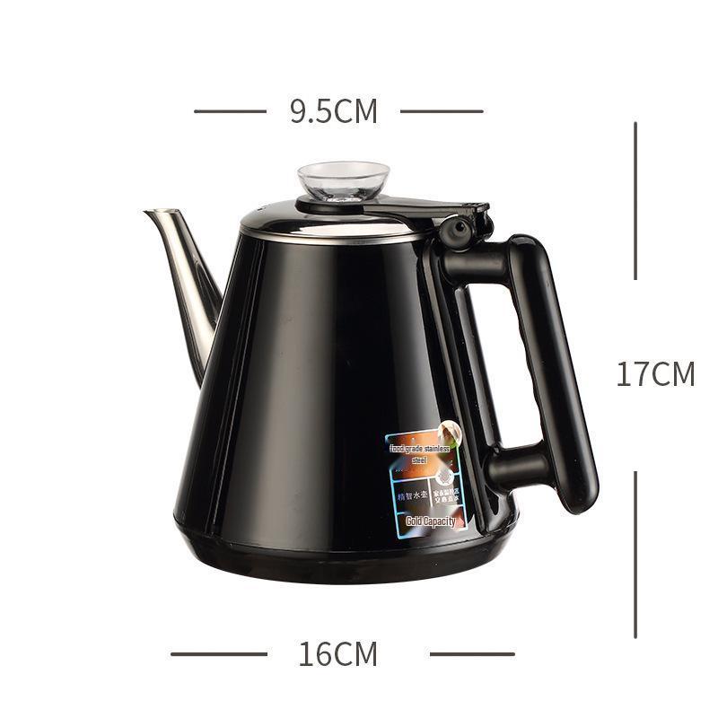 Stainless Steel Tea Bar Water Dispenser: Electric Kettle & Stove with Five Rings, Small Single Kettle.