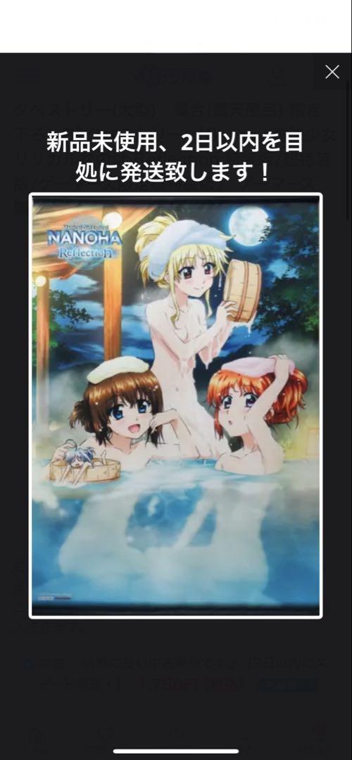 

[USED] Magical Girl Lyrical Nanoha Reflection Gamers Exclusive Bonus Large Tapestry