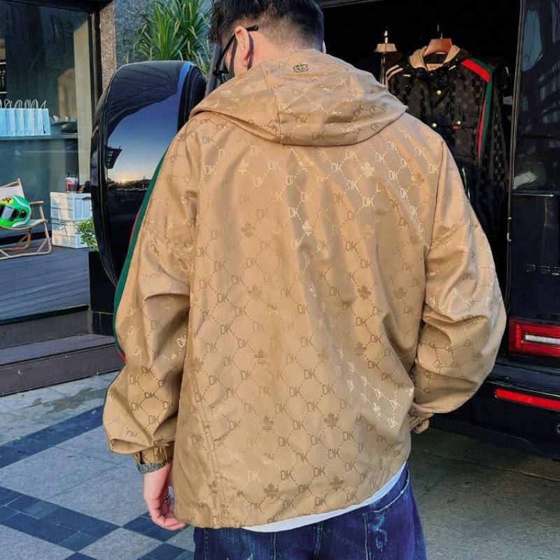 Men's Jacket Spring and Autumn New Fashion Hooded Jacket