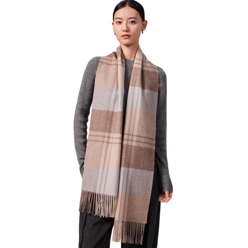 Shanghai Story Women's Warm 100% Wool Scarf