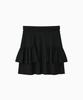 Ohesio Shirring Midi Banding Skirt, Black