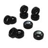 10PCS AC Compressor Shaft Seal Kit Rubber Black Circular AC Compressor Oil Seal Fit for 10S AC Compressor