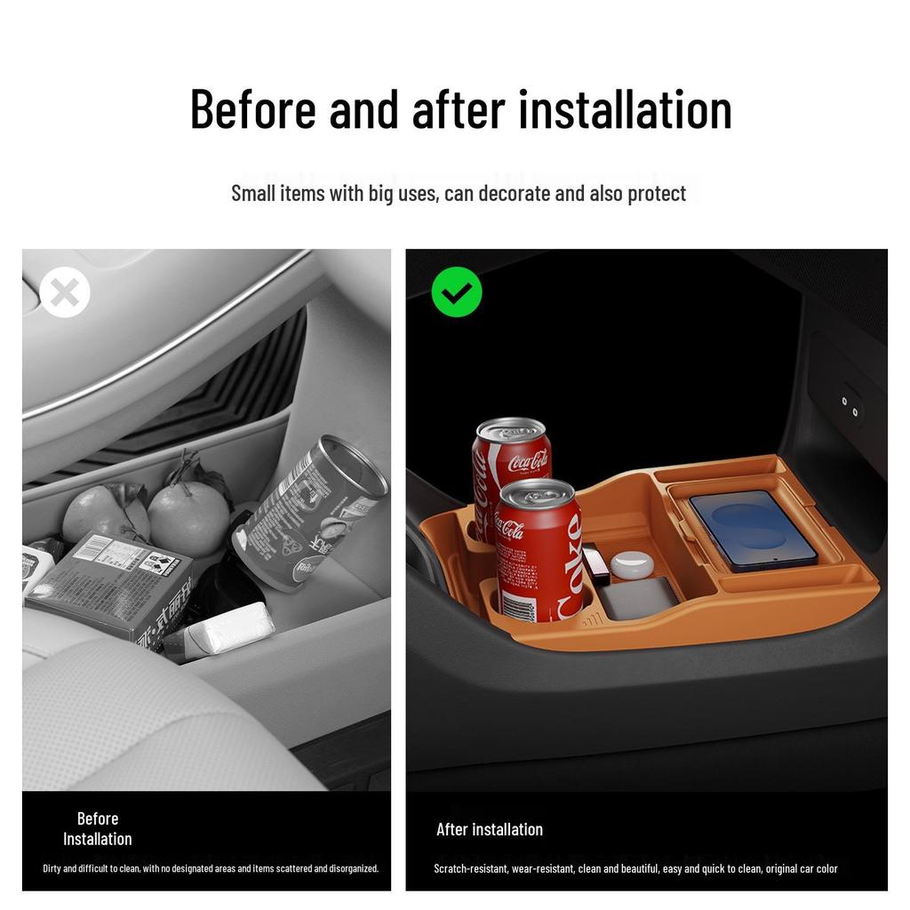 Xiaomi YU7 Center Console Armrest Storage Box Organizer