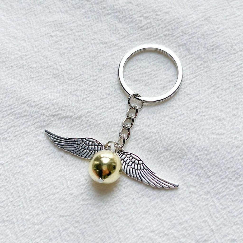 Funko Pop! Keychain Harry Potter Wizard Wand Collectible Key Ring Official Movie Style Mini Wand Pendant, Golden Snitch