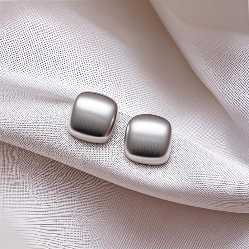 Trending Simple Metal Circular Stud Earring Fashion Party Statement Minimalist Cheap Earrings Female Jewelry For Woman Gifts