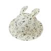 2024 Baby Gauze Rabbit Ear Sun Hat: Pleated Fisherman Style for 3-12M