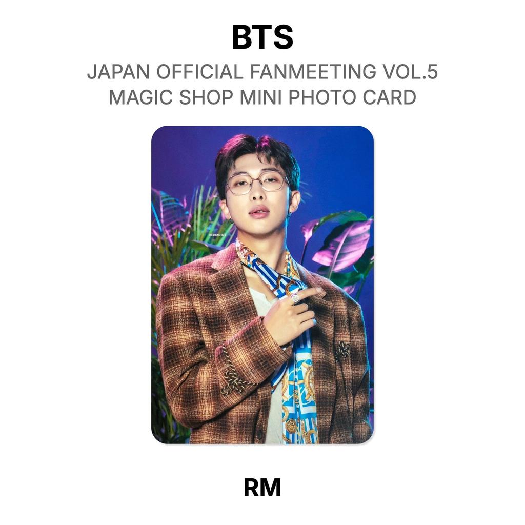 BTS JAPAN OFFICIAL FANMEETING VOL.5 MAGIC SHOP MINI PHOTO CARD Official Photocard