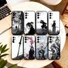 Miyamoto Vagabond M-Musashi Phone Case Black Silicone Soft For Samsung S25,S24,S21,S22,S23,S30,Ultra,S20,Plus,Fe,Lite