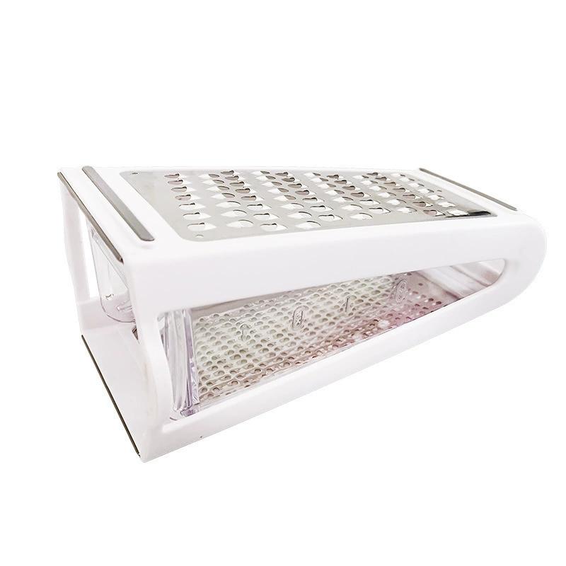 Rallador de queso de acero inoxidable, triturador de verduras, utensilio de cocina multifuncional