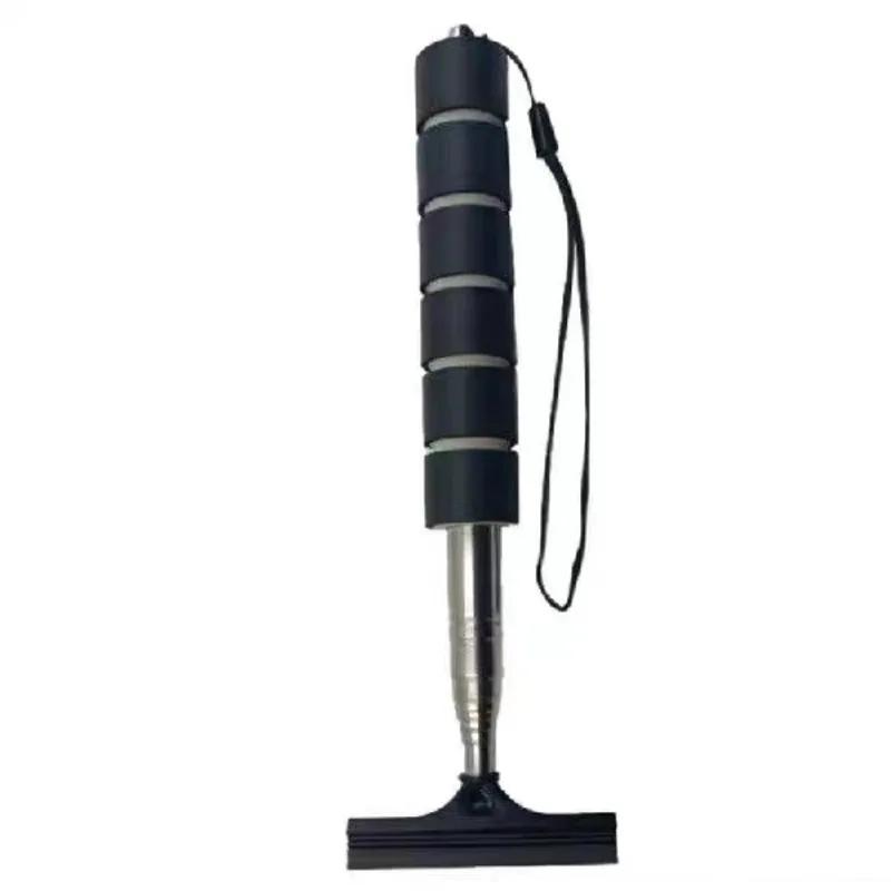 

Скребок для бокового зеркала, Выдвижной стеклоочиститель для зеркала заднего вида автомобиля, Портативный инструмент для чистки автомобиля для дождливой туманной погоды чёрный