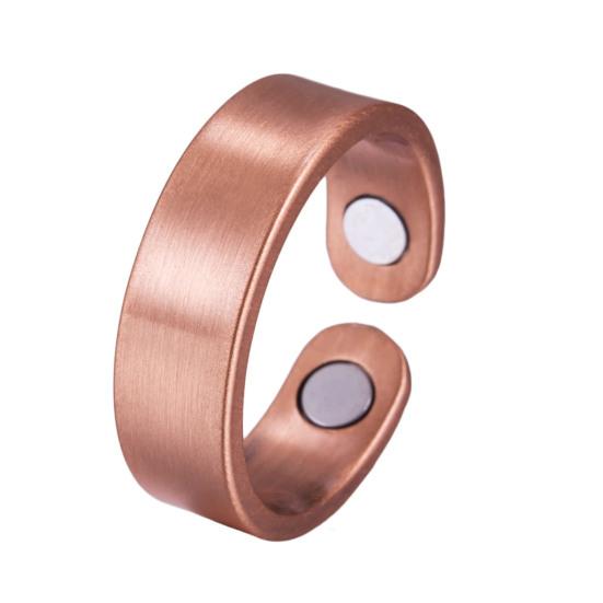 Bracelet Flexible Open Design Fits Any Finger Magnetic Loop with 6 Neodymium Magnets Hand Shape Adjustable Ring