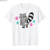 See Ya Soon Racoon Funny Raccoon Saying Quote Tshirt For Men Women 100 Cotton T Shirts Short Sleeve Tops 04243