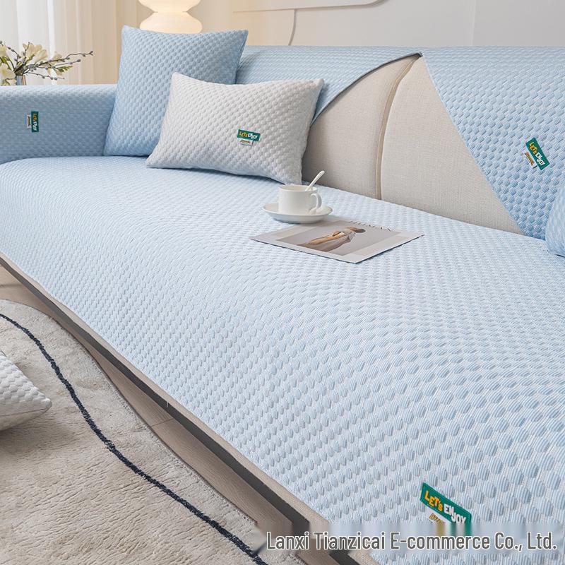 Ice Silk Non-slip Washable Sofa Cushion - Cool, All-Season Universal Protector