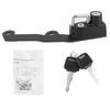 Motorcycle Helmet Lock Aluminum Alloy Anti Theft with 2 Keys Fit for Kawasaki Z1000 2014 2017