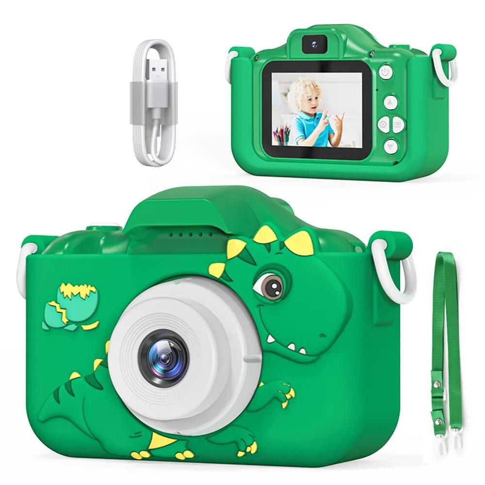 Digitala barnkameror Leksaker Mini Barnkamera 1080P HD 8x Zoom Dubbelkamera Pojkar Flickor Födelsedagspresenter Utomhusfotograferingsleksak