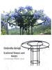 Mushroom-Head Flower Stand & Climbing Rose Support - Durable Plant Stand for Clematis and Roses