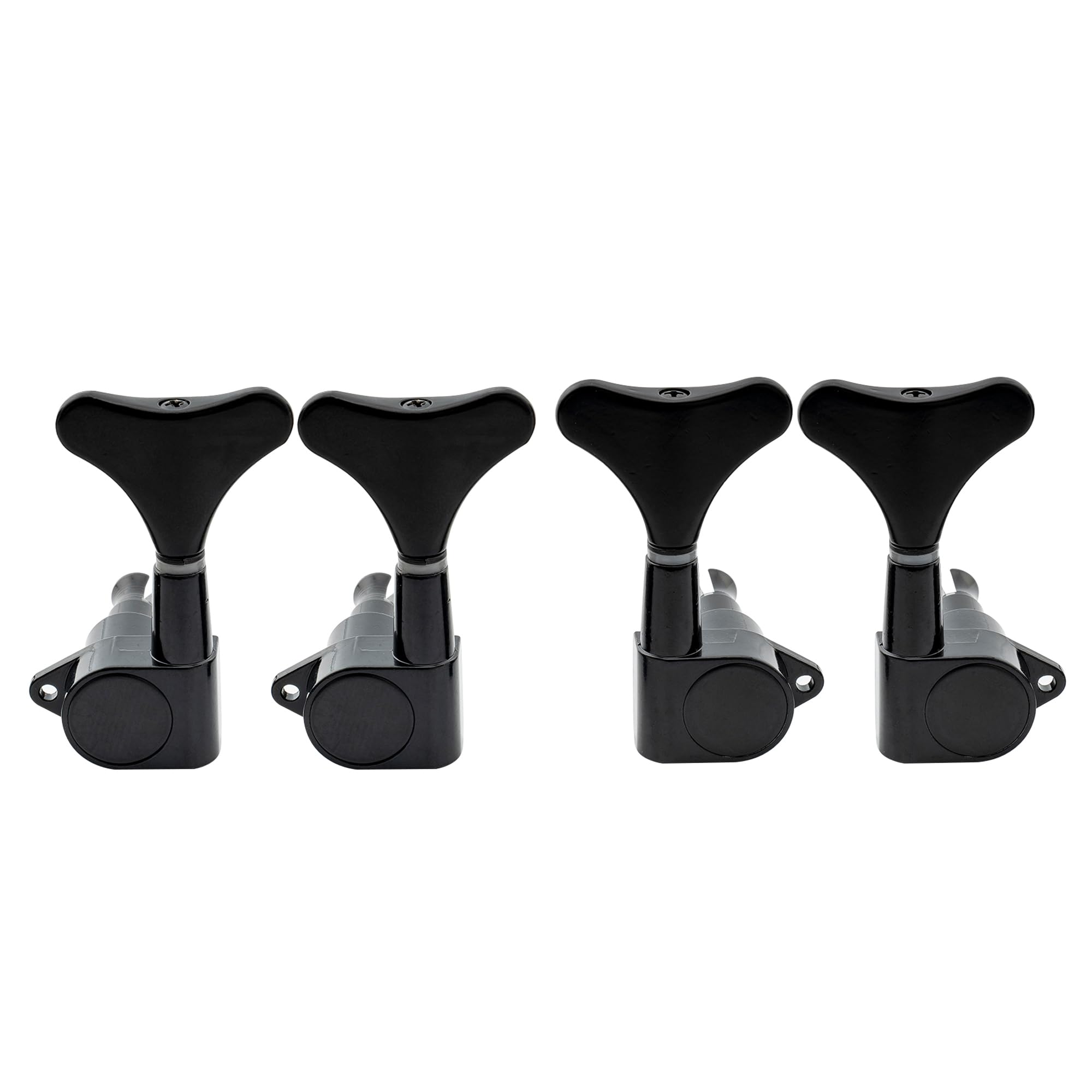 

Musiclily Basic L2+R2 Bass Tuners for 4-String Ibanez-Style Electric Bass, Black