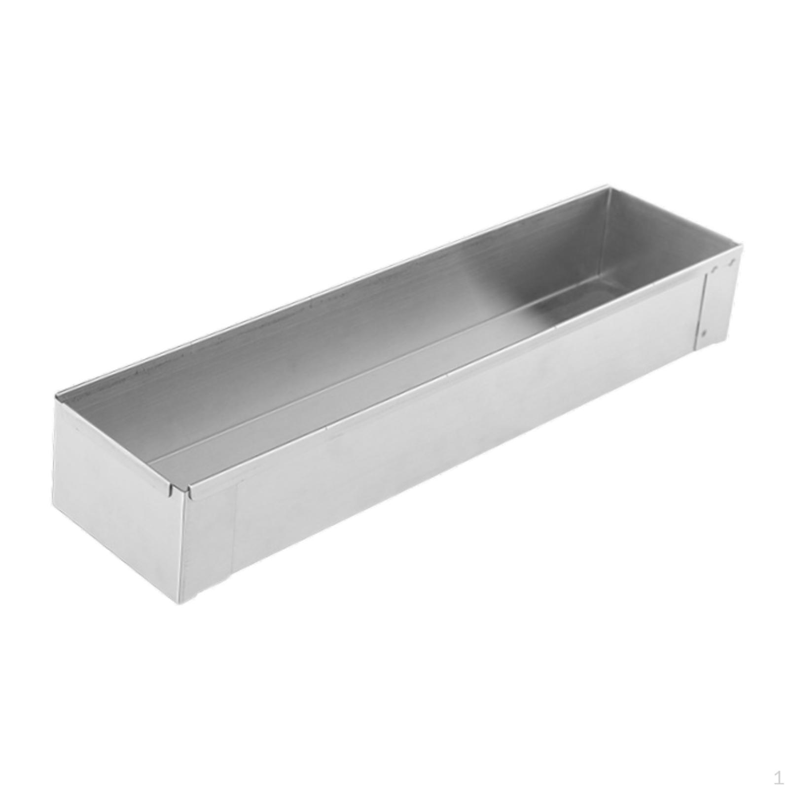 

304 Stainless Steel Baking Pan for Tiramisu and Cheesecake 40.3cmx10cmx6.3cm_Without Lid