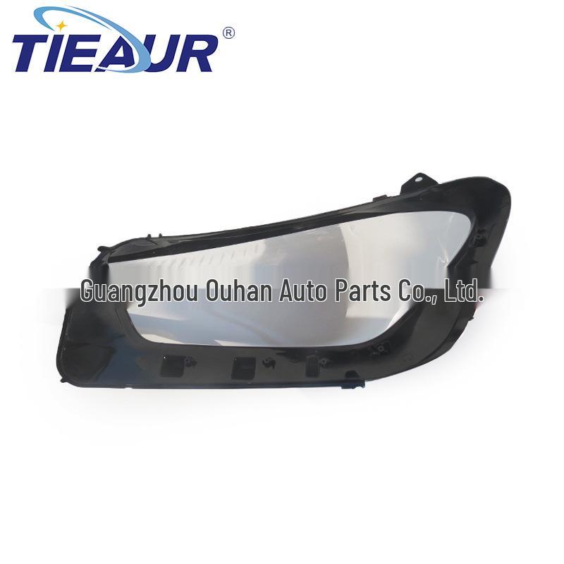 Mercedes-Benz GLE 167 Two-Tone Headlight Cover for 23-25 Models - Transparent Front Lamp Housing.
