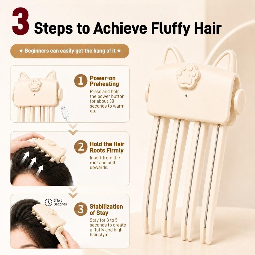 DIY Werkzeuge Volumen Pony Clip Hitzebeständiger Flauschiger Haarstyling Clip Haarwurzel Anhebender Clip