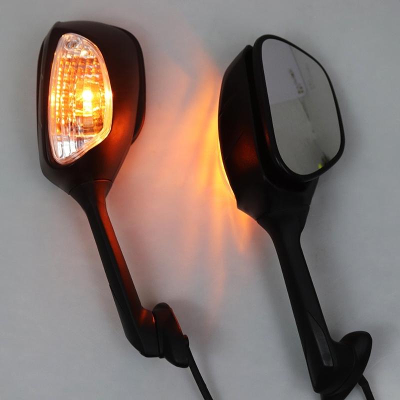 For GSXR600 GSXR750 GSXR1000 K8 K9 Rear View Mirror Reversing Mirrors Antiglare
