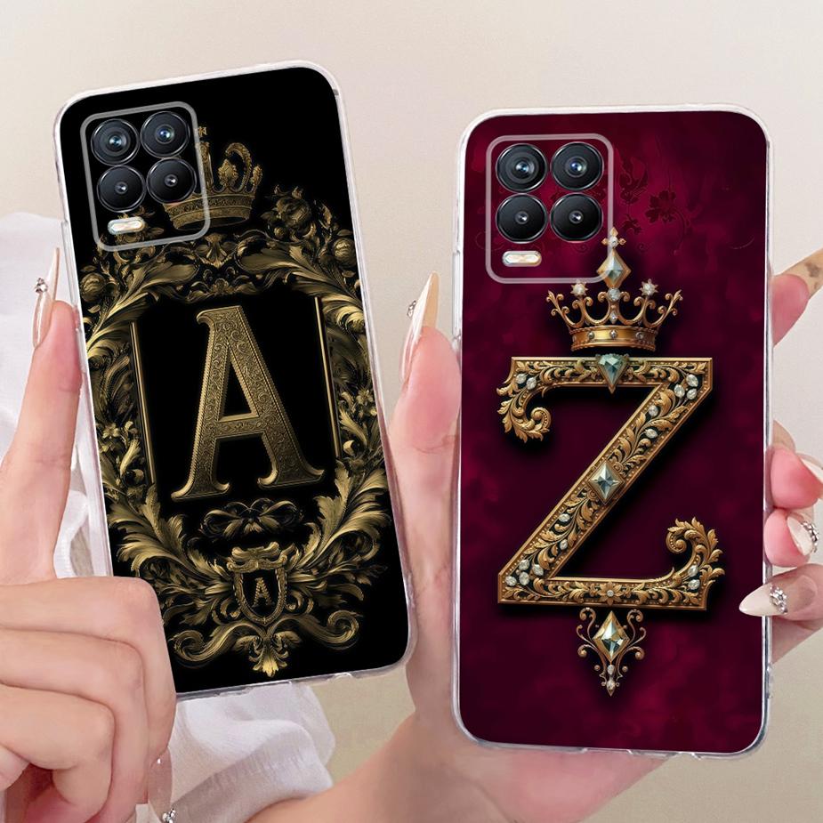 For Realme 8 Pro Case Realme8 4G RMX3085 Cute Crown Letters Cover Soft Silicone Case For Realme 8 5G Realme8 Pro 8i Fundas Coque
