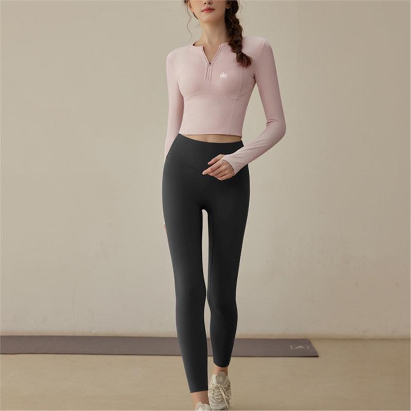 Alo Yoga Női Fitness Szett: Őszi/Téli Jóga Dzseki és Futónadrág