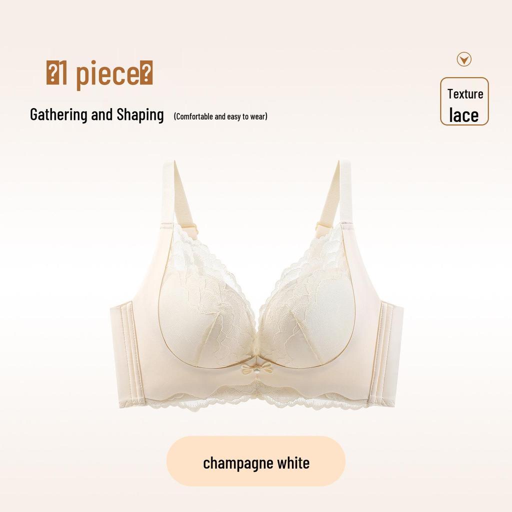 Breathable Invisible Underwire Bra for Small Busts - Anti-Sagging with Adjustable Fit