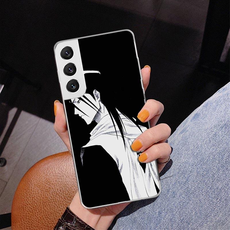 Bleach Kuchiki Byakuya Phnoe Case for Samsung Galaxy S26 S25 Edge S23 S24 Ultra S22 Plus S21 S20 FE Unique Cover Soft Coque Gala