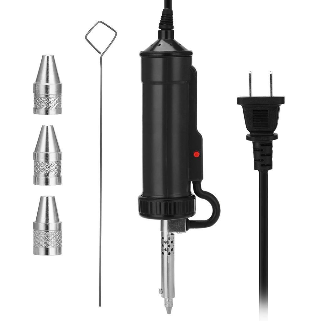 30W Vacuum Soldering Remove Pump With Desoldering Nozzles Electric Desoldering Machine Automatic Portable Electric Solder Tin Sucker