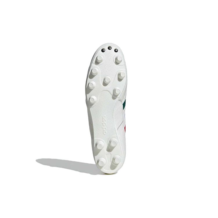 Adidas Copa Series Round Toe Lace-Up FG (Rubber Long Studs) Durable Soccer Shoes Men Soccer Shoes White Green Red IF9463