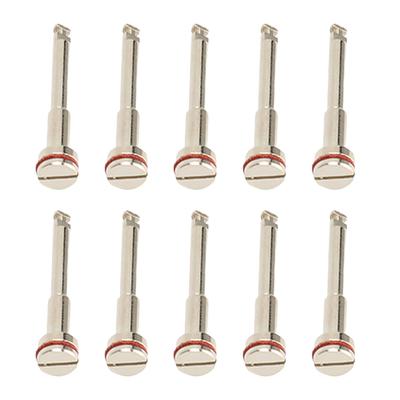 10pcs Dental Lab Polishing Rod Copper High Hardness Bipolar Professional Dental Disc Mandrel Shank