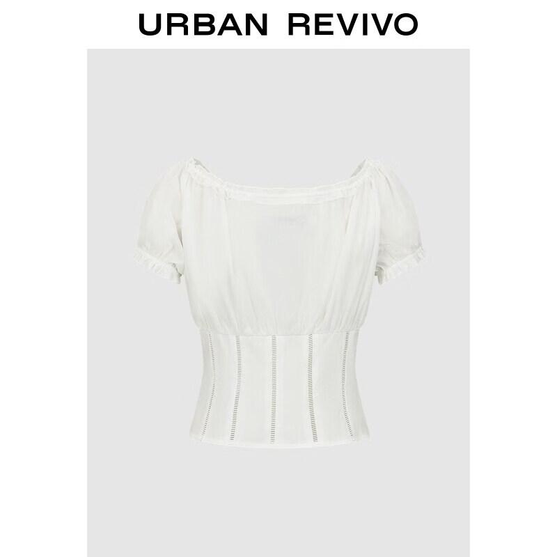 UR Women s Autumn Casual Fishtail Waist Button-Front Shirt XL