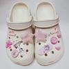 11Pcs Cute Smiling Star Fork Hello Kitty Shoes Charms Decor For Sandals & Slippers Accessories Xmas Party Girls Gift