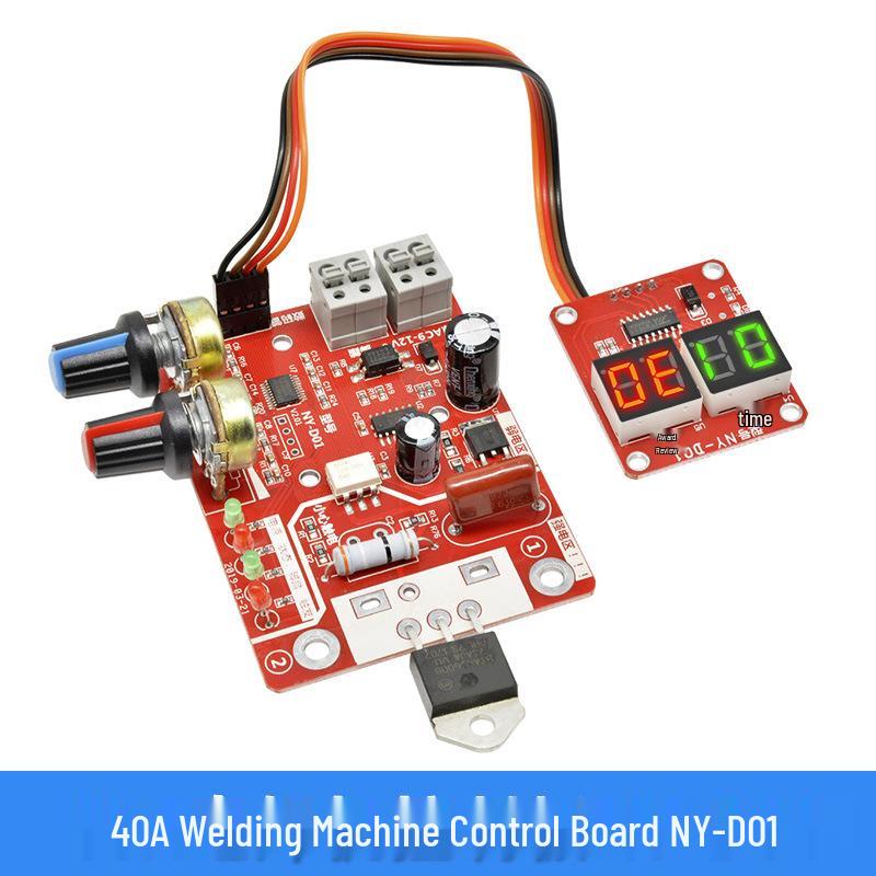 DIY Digital Spot Welder Control Board: Adjustable Time & Current, 100A