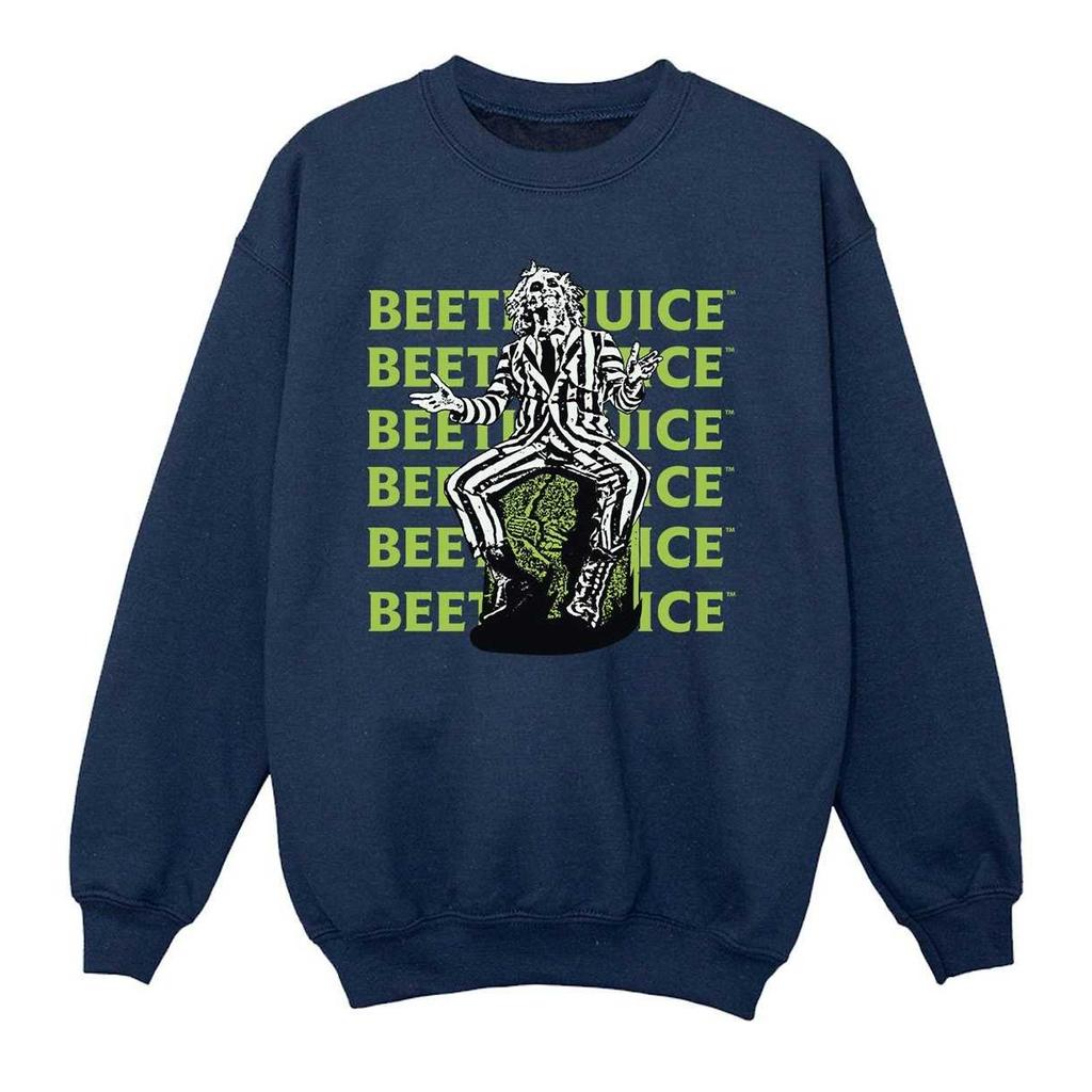 Beetlejuice Girls Repeat Pose Sweatshirt