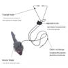 Door-Hanging Cat Teaser Wand: Interactive Bouncing Toy for Kitten Entertainment & Boredom Relief